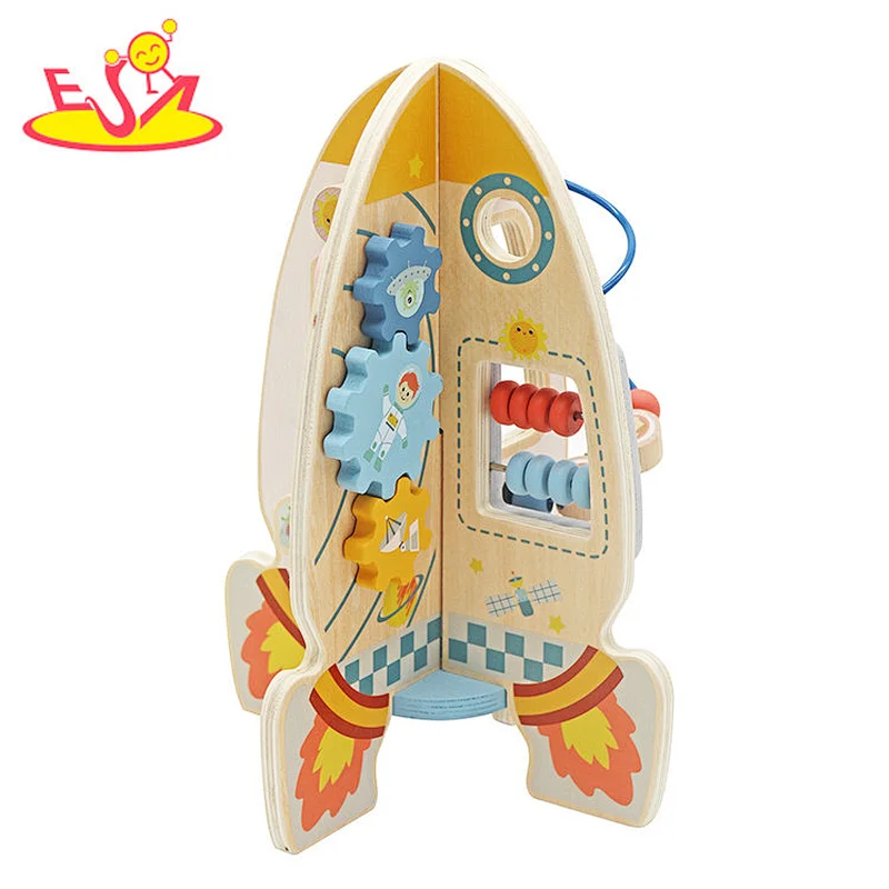 Neues Design Macaron niedliches hölzernes Spielküchenspielzeug für Kinder W10C582